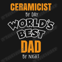 Ceramicist By Day Worlds Best Dad By Night Fathers Day Gift Medium-length Apron | Artistshot