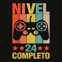 24th Birthday Spanish Nivel 24 Cumpleaños 24 Años Español T Shirt Scorecard Crop Tee | Artistshot