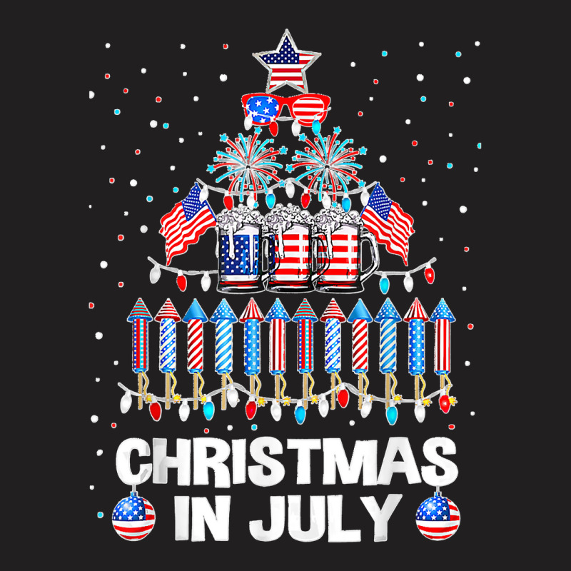 Awesome Beer Xmas Tree Summer For Christmas In July T-shirt | Artistshot