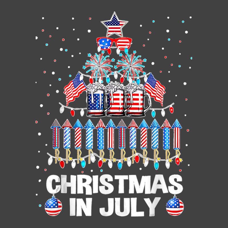 Awesome Beer Xmas Tree Summer For Christmas In July Vintage T-shirt | Artistshot