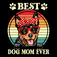 Dog Mom Gifts T  Shirt Funny Best Australian Kelpie Dog Mom For Dog Lo Adjustable Cap | Artistshot