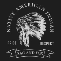 Sac And Fox Tribe Native American Indian Pride Respect Darke Classic T-shirt | Artistshot