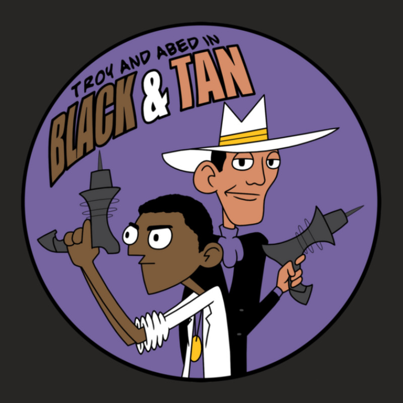 Troy And Abed In Black And Tan 1 Ladies Fitted T-Shirt by MelanieKathleen | Artistshot