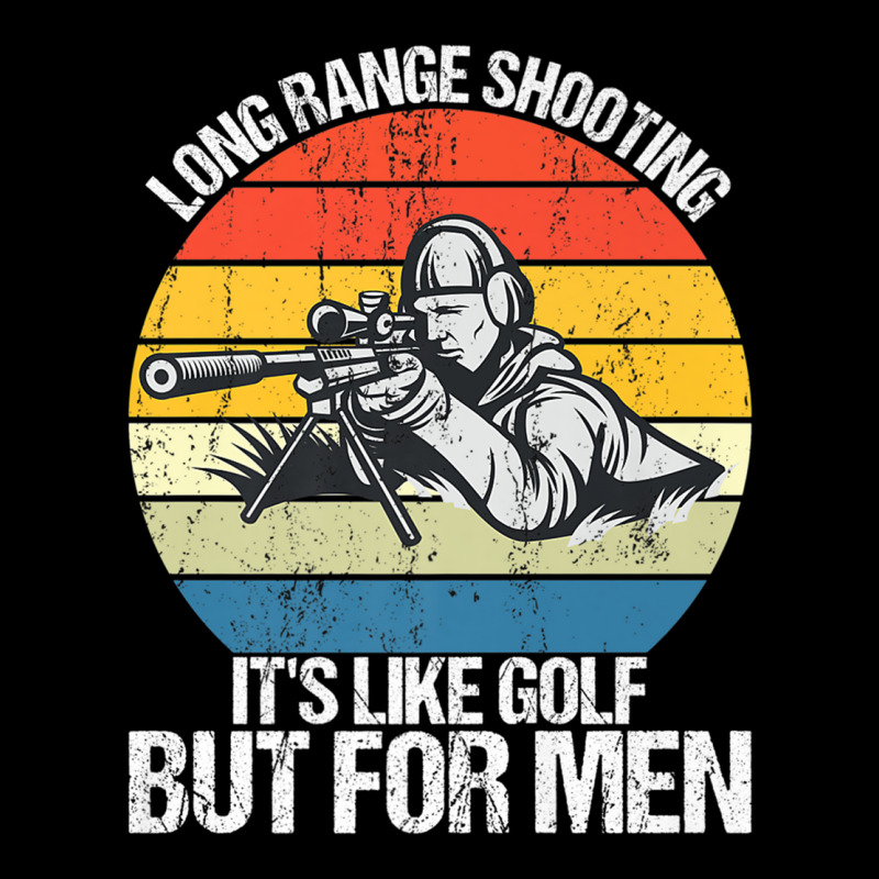 Long Range Shooting It's Like Golf But For Men Retro Sniper Premium T Zipper Hoodie | Artistshot