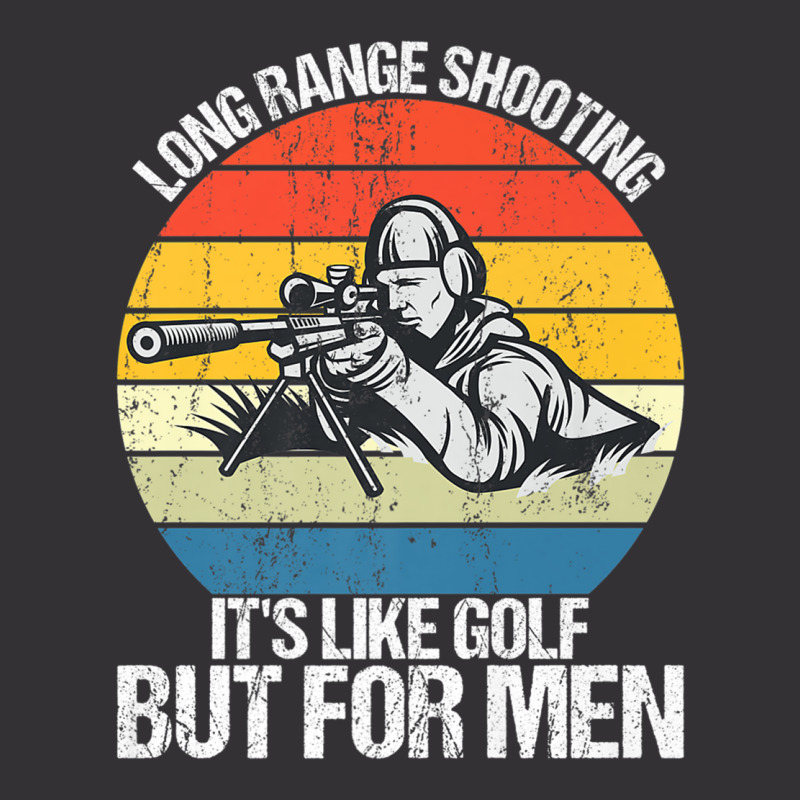 Long Range Shooting It's Like Golf But For Men Retro Sniper Premium T Vintage Short | Artistshot