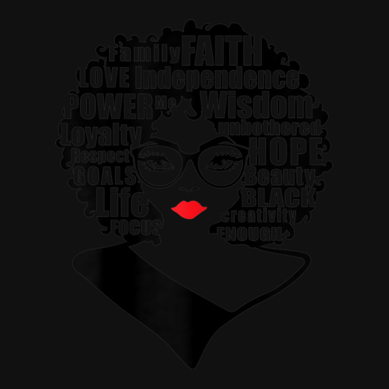 Womens Womens Strong Black Woman Afro Gasses Graphic T-shirt | Artistshot