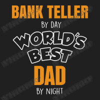 Bank Teller By Day Worlds Best Dad By Night Fathers Day Gift Ladies Polo Shirt | Artistshot