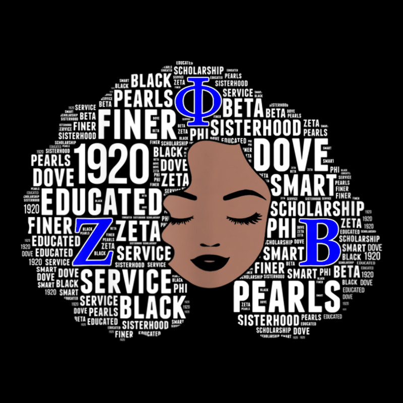 Womens Zeta 1920 African Women Educated Dove Afro Hair Words _001 Pocket T-shirt | Artistshot