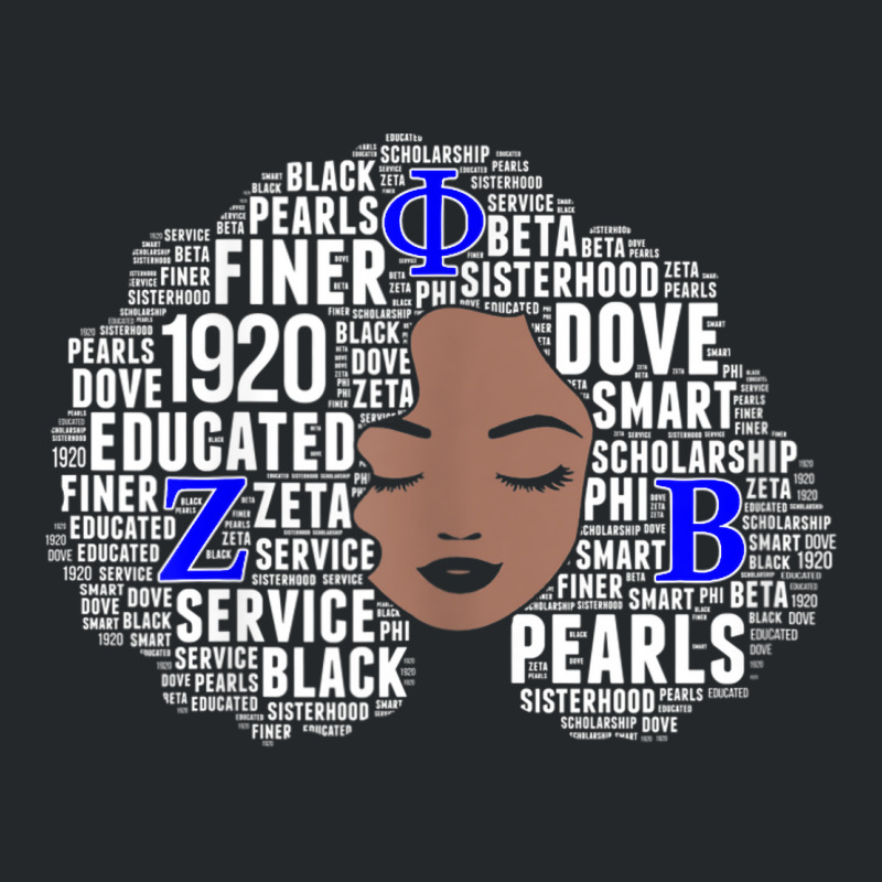 Womens Zeta 1920 African Women Educated Dove Afro Hair Words _001 Crewneck Sweatshirt | Artistshot