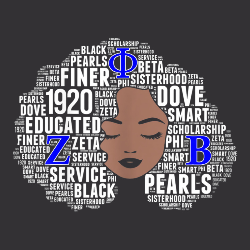 Womens Zeta 1920 African Women Educated Dove Afro Hair Words _001 Vintage Short | Artistshot