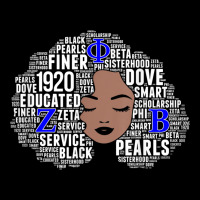 Womens Zeta 1920 African Women Educated Dove Afro Hair Words _002 Pocket T-shirt | Artistshot