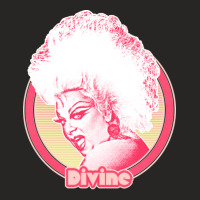 Divine Retro Fan Art Design Ladies Fitted T-shirt | Artistshot