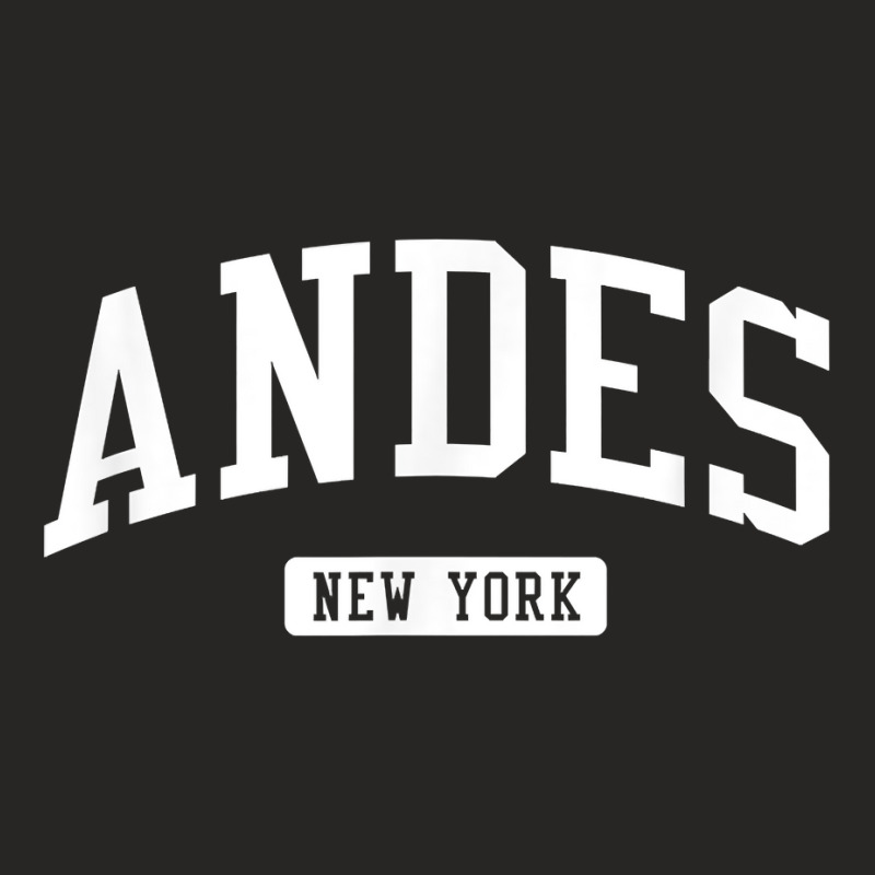 Andes New York Ny College University Sports Style T Shirt Ladies Fitted T-Shirt by jessamynb4pru | Artistshot