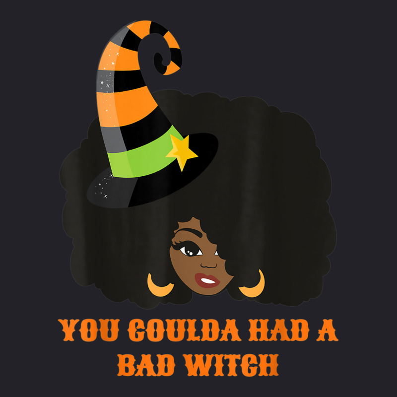 You Coulda Had A Bad Witch Funny Afro Female Unisex Sherpa-lined Denim Jacket | Artistshot