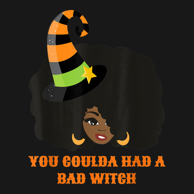 You Coulda Had A Bad Witch Funny Afro Female Flannel Shirt | Artistshot