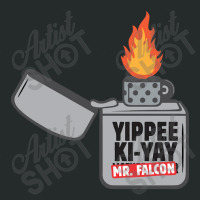 Trending Yippee Ki-yay Mr. Falcon Women's Triblend Scoop T-shirt | Artistshot