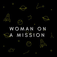 Woman On A Mission1 Cropped Hoodie | Artistshot