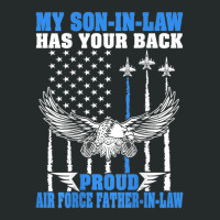 Hot Trend My Son-in-law Has Your Back Proud Air Force Father-in-law Women's Triblend Scoop T-shirt | Artistshot