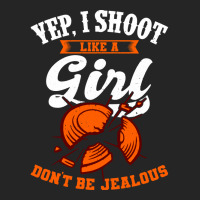 Clay Target Shooting Yep, I Shoot Like A Girl Gift Pullover Hoodie Unisex Hoodie | Artistshot