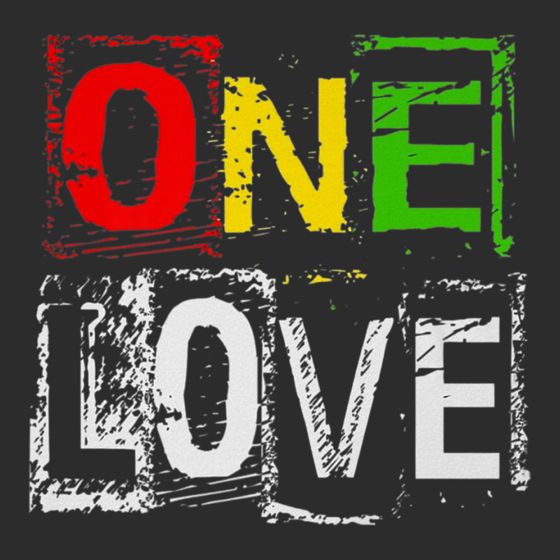 One Love Reggae Rasta Block Letter Premium T Shirt Exclusive T-shirt by been | Artistshot