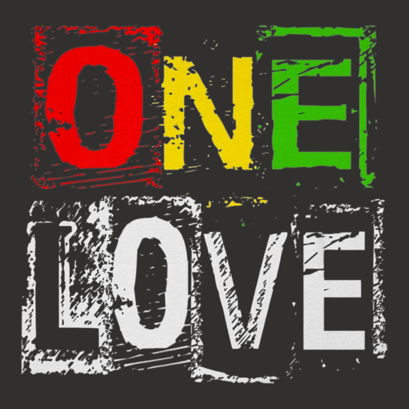 One Love Reggae Rasta Block Letter Premium T Shirt Champion Hoodie by been | Artistshot