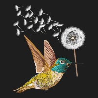 Dandelion Hummingbird Flower Birdwatcher Herbalist T Shirt Classic T-shirt | Artistshot