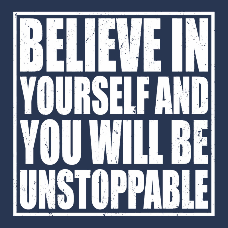 Believe In Yourself And You Will Be Unstoppable Men Denim Jacket by romisiantaka | Artistshot