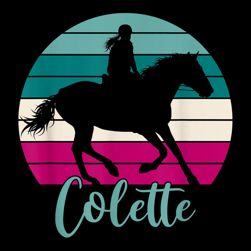 Colette Name Gift   Equestrian Shirt Colette Horse Girl T Shirt Youth Jogger | Artistshot