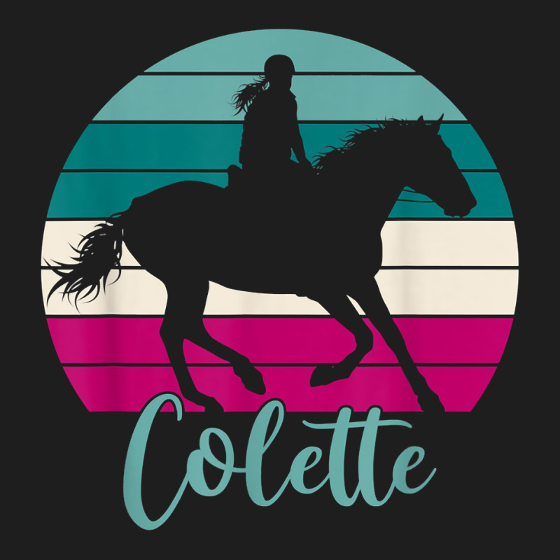 Colette Name Gift   Equestrian Shirt Colette Horse Girl T Shirt Classic T-shirt | Artistshot