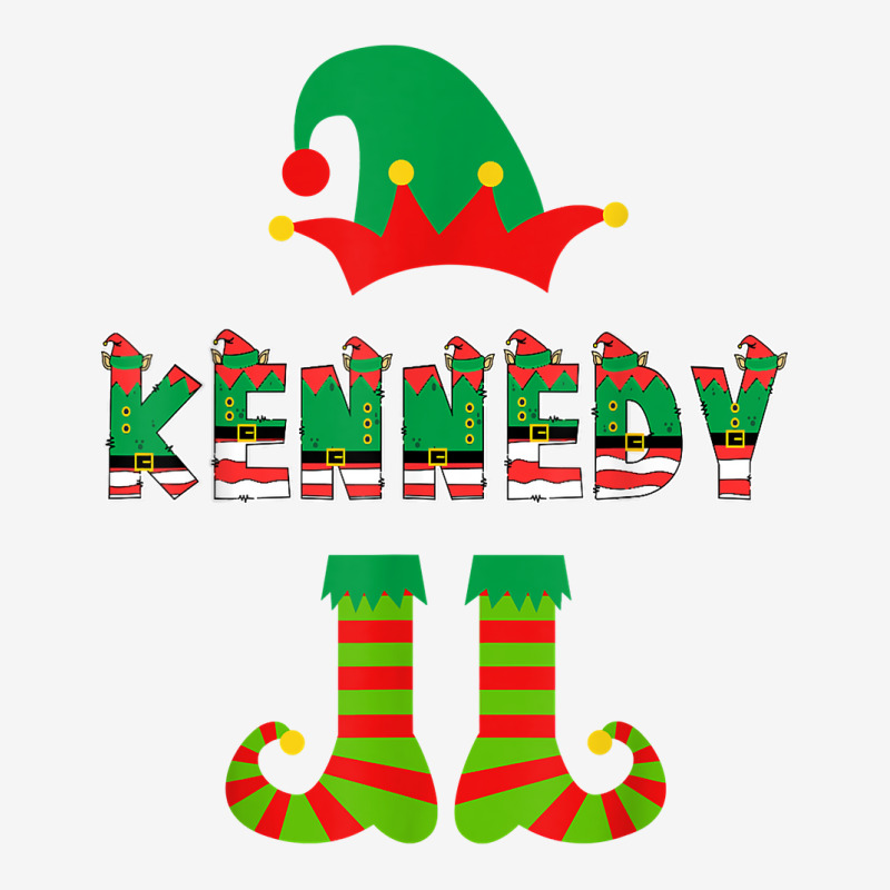 Christmas Elf Custom Name Kennedy Matching Family Group T Shirt Adjustable Cap by shmonotpv4s | Artistshot