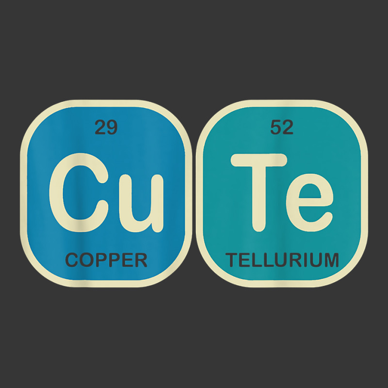 Cute Copper Tellurium Chemistry Periodic Table Geek Funny T Shirt Toddler Hoodie | Artistshot