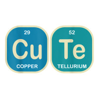 Cute Copper Tellurium Chemistry Periodic Table Geek Funny T Shirt Baby Tee | Artistshot