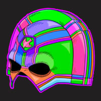 Colourful Peacemaker Helmet T-shirt | Artistshot