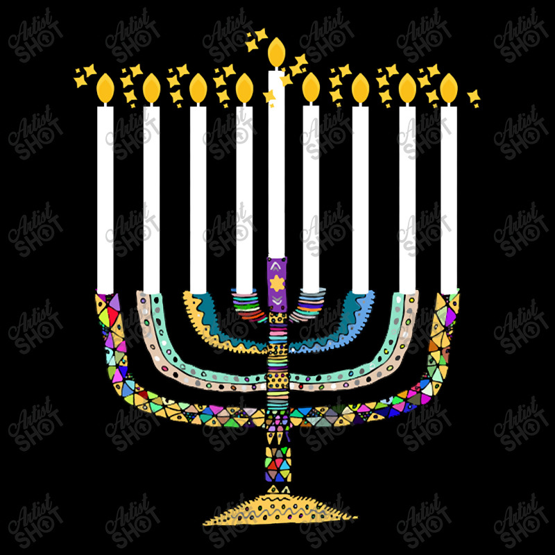 Limited Edition Hanukkah Menorah Nine Candles Zipper Hoodie by Rios Arevalo | Artistshot