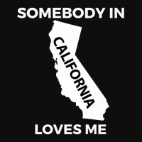 Somebody In California Loves Me Family Friend Hometown Premium T Shirt Crop Top | Artistshot