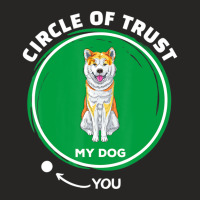 Trending Akita Inu Circle Of Trust Pet Dog Dad Mom Ladies Fitted T-shirt | Artistshot