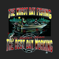 Worst Day Fishing, Best Day Working, Worst Day Fishing, Worst, Day Fis 3/4 Sleeve Shirt | Artistshot