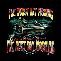 Worst Day Fishing, Best Day Working, Worst Day Fishing, Worst, Day Fis Women's V-neck T-shirt | Artistshot