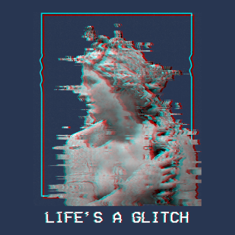 Limited Edition Life's A Glitch Vaporwave 80s 90s Aesthetic Greek Stat Men Denim Jacket by haodinhvan1 | Artistshot