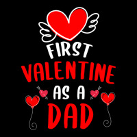 First Valentine As A Dad Funny Valentine S Day Gift New Dad Toddler Sweatshirt | Artistshot