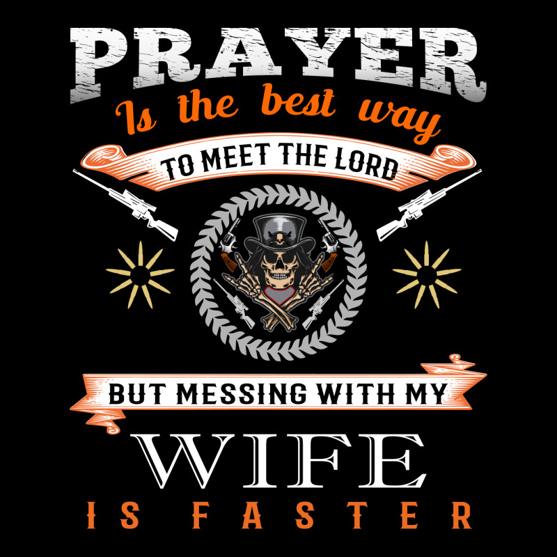 Gun T Shirt Design, Prayer Is The Best Way To Meet The Load V-neck Tee | Artistshot