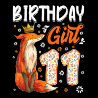 Fox Animal Lovers 11th Birthday Girl Fox B Day 11 Year Old T Shirt Baby Beanies | Artistshot