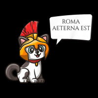 Roma Aeterna Est   Ancient Rome Latin Motto   Legionary Cat T Shirt Men's 3/4 Sleeve Pajama Set | Artistshot