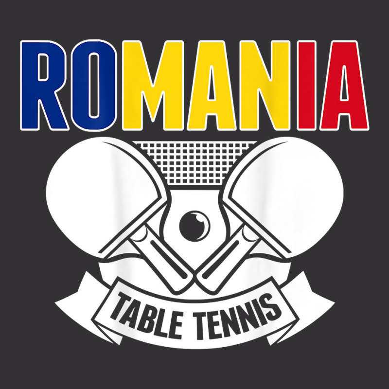 Romania Table Tennis Lovers Support Romanian Ping Pong Team T Shirt Vintage Hoodie And Short Set | Artistshot