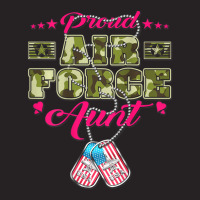 Limited Edition Proud Air Force Aunt Camo Us Flag Dog Tags Military Au Vintage Cap | Artistshot