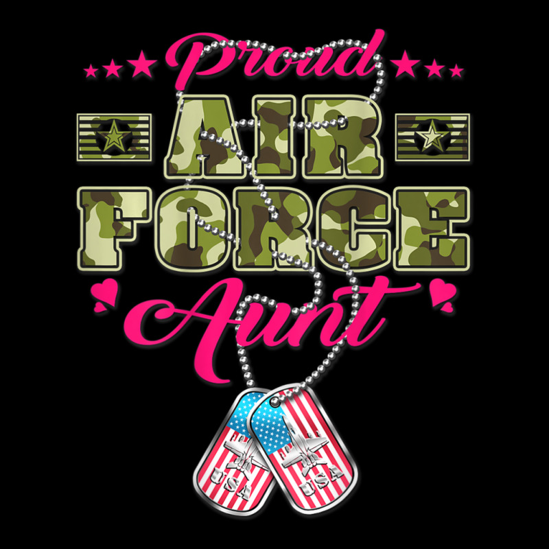 Limited Edition Proud Air Force Aunt Camo Us Flag Dog Tags Military Au Baby Tee by quanghuydinh1 | Artistshot