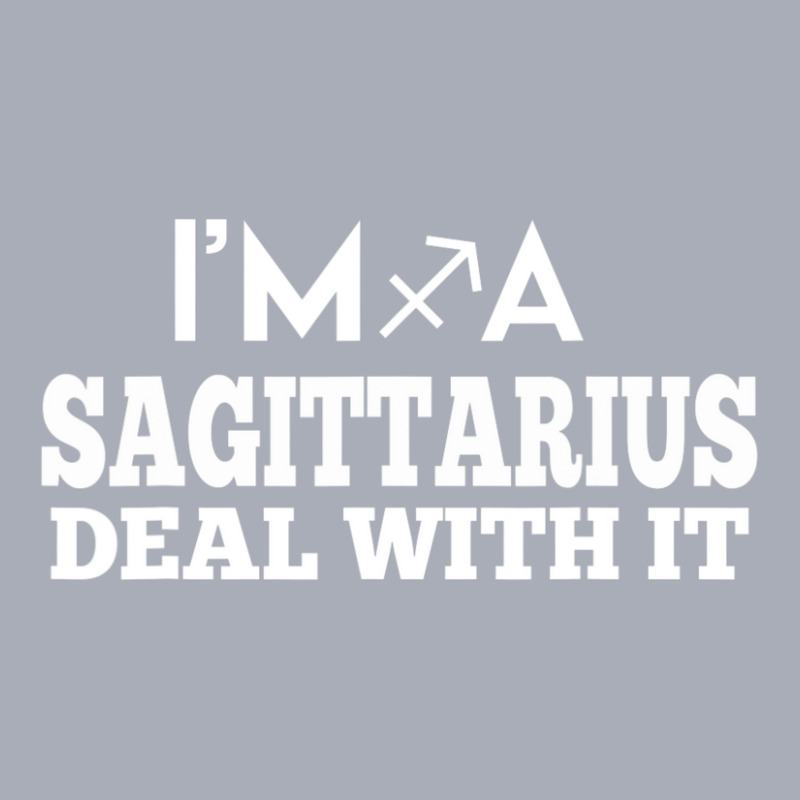 Limited Edition I'm A Sagittarius Deal With It Astrology Zodiac Sign Tank Dress by michaelyounger19 | Artistshot