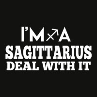 Limited Edition I'm A Sagittarius Deal With It Astrology Zodiac Sign Scorecard Crop Tee | Artistshot