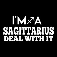 Limited Edition I'm A Sagittarius Deal With It Astrology Zodiac Sign Cropped Sweater | Artistshot