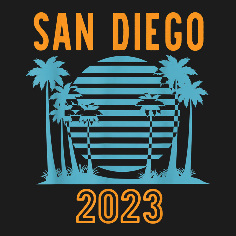 San Diego 2023 Family Vacation Cool Palm Tree T Shirt Hoodie & Jogger Set | Artistshot